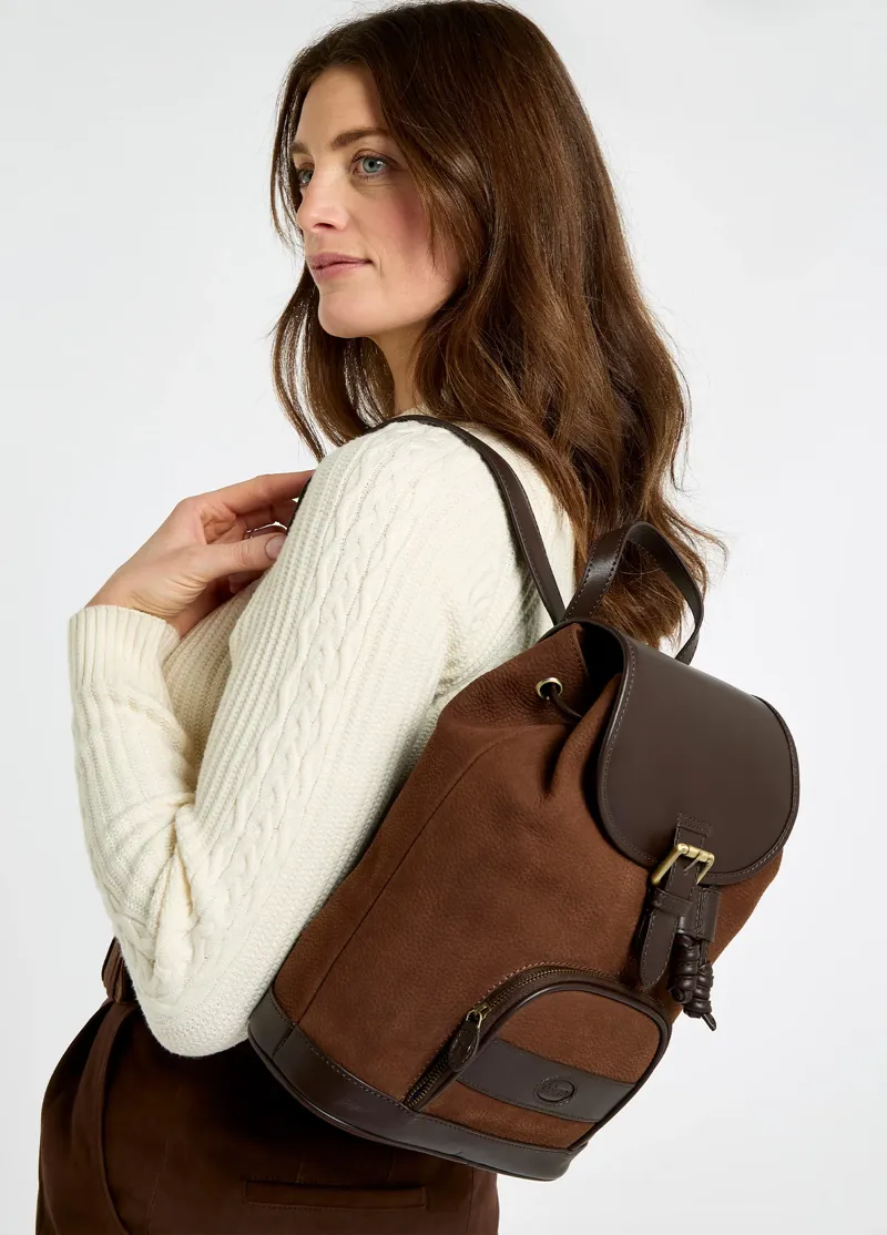 Dubarry Dunross Leather Backpack - Walnut-1