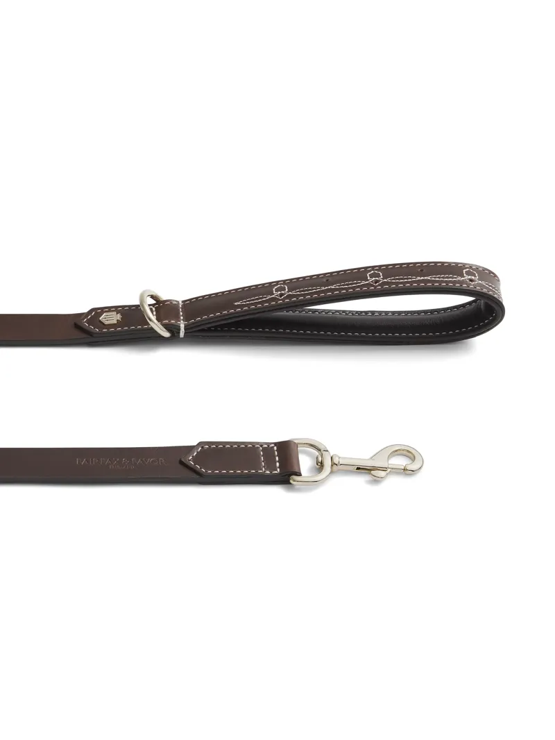 Fairfax and Favor Rockingham Dog Lead Slim - Tan Leather-1