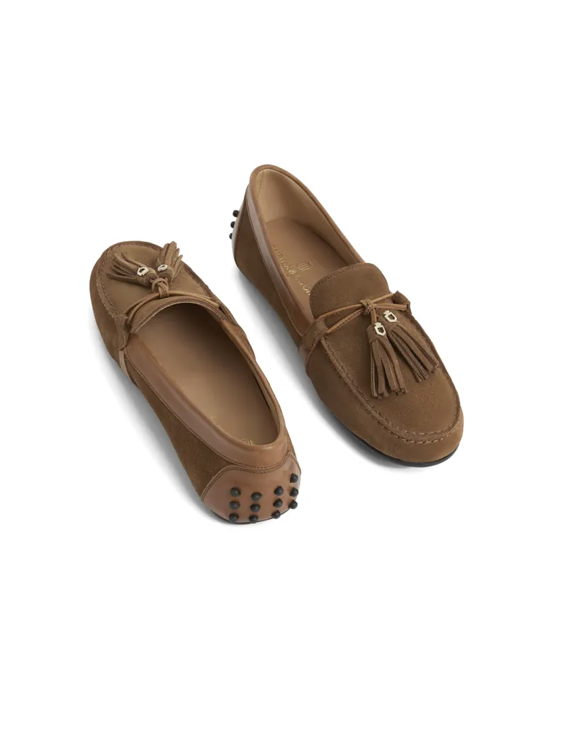 Fairfax and Favor Rutland Driver - Tan Suede-3