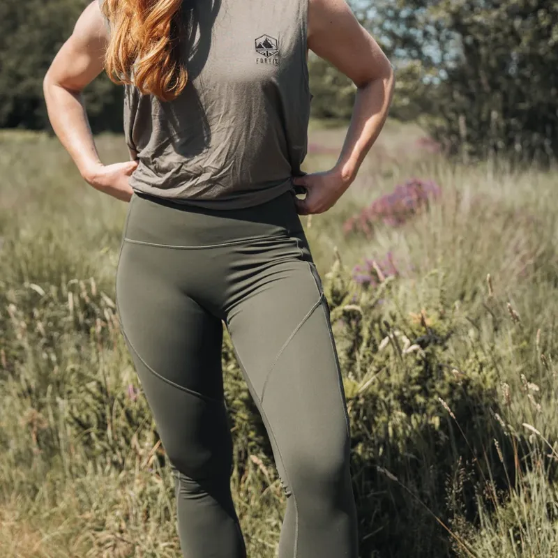 Fortis Ladies Leggings - Green-6