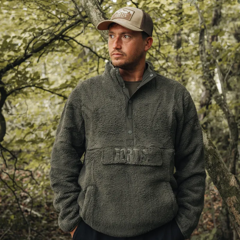 Fortis Sherpa Fleece - Olive-3