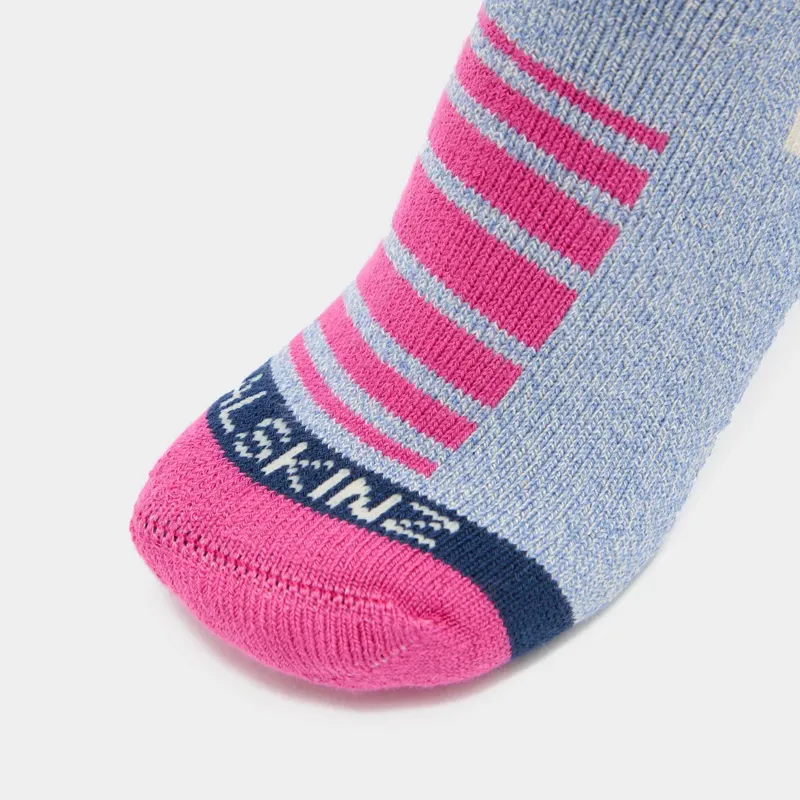Sealskinz Kimberley Bamboo Mid Length Hiking Sock - Light Blue-1