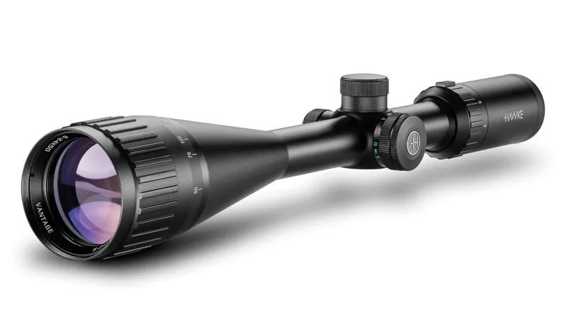Hawke Fast Mount 6-24x50 AO mill dot IR Scope