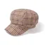 Hicks and Brown Higham Tweed Baker Boy - Mulberry