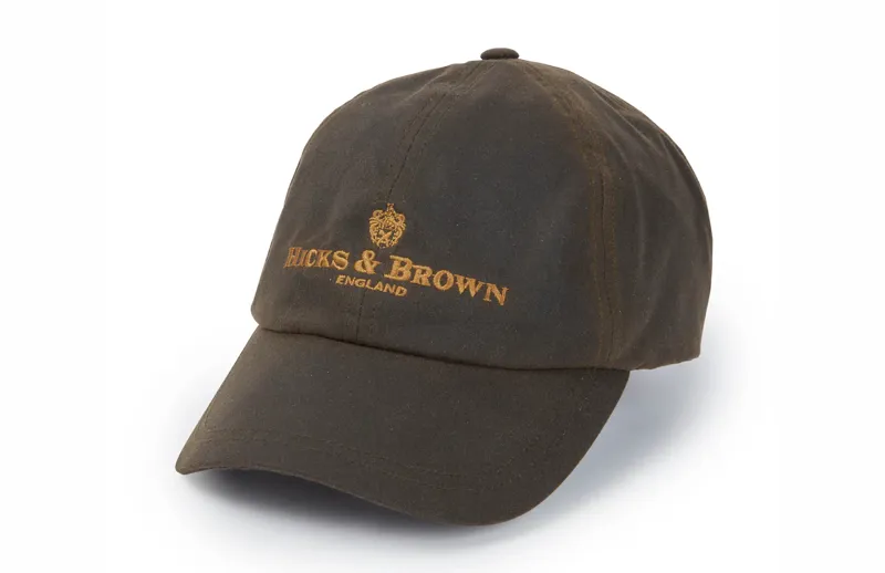 Hicks and Brown Wax Baseball Cap Olive