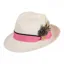 Hicks and Brown Holkham Fedora PINK/NAVY