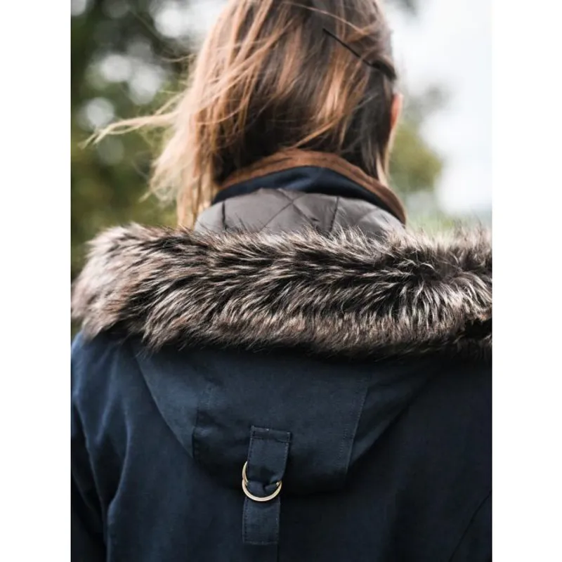 Baleno Kensington Warm Ladies Coat - Navy-3