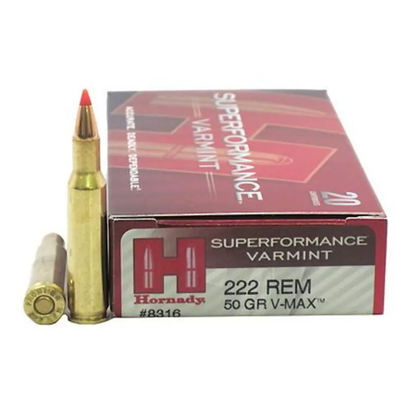 Hornady 222 REM 50gr V-MAX