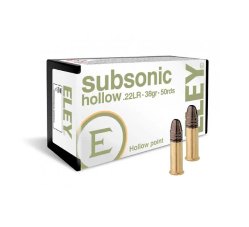 Eley .22 38gr Subsonic Ammunition
