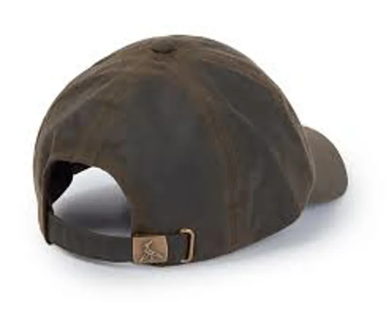 Hicks and Brown Wax Baseball Cap Olive-1