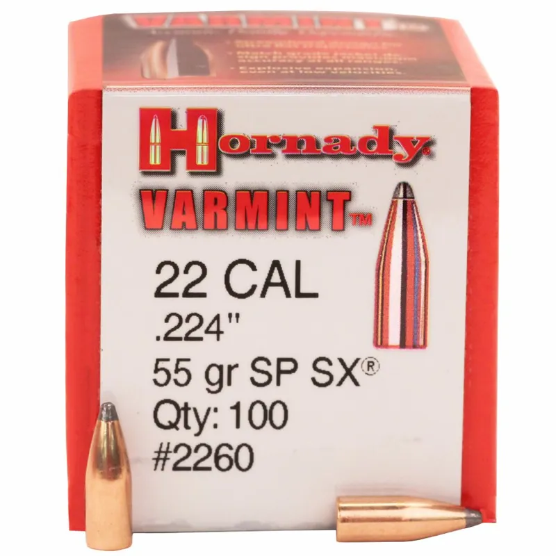 Hornady .22 55gr SPSX 2260