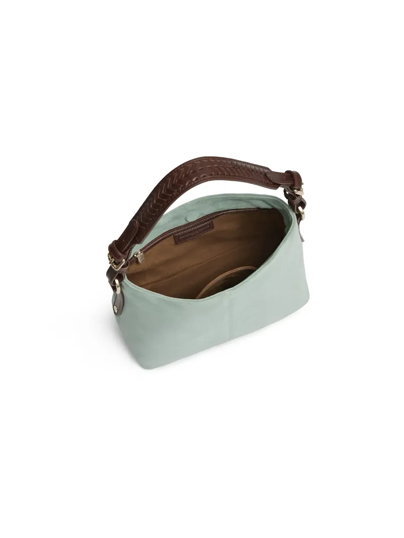 Fairfax and Favor Mini Tetbury Handbag - Mint Suede-2