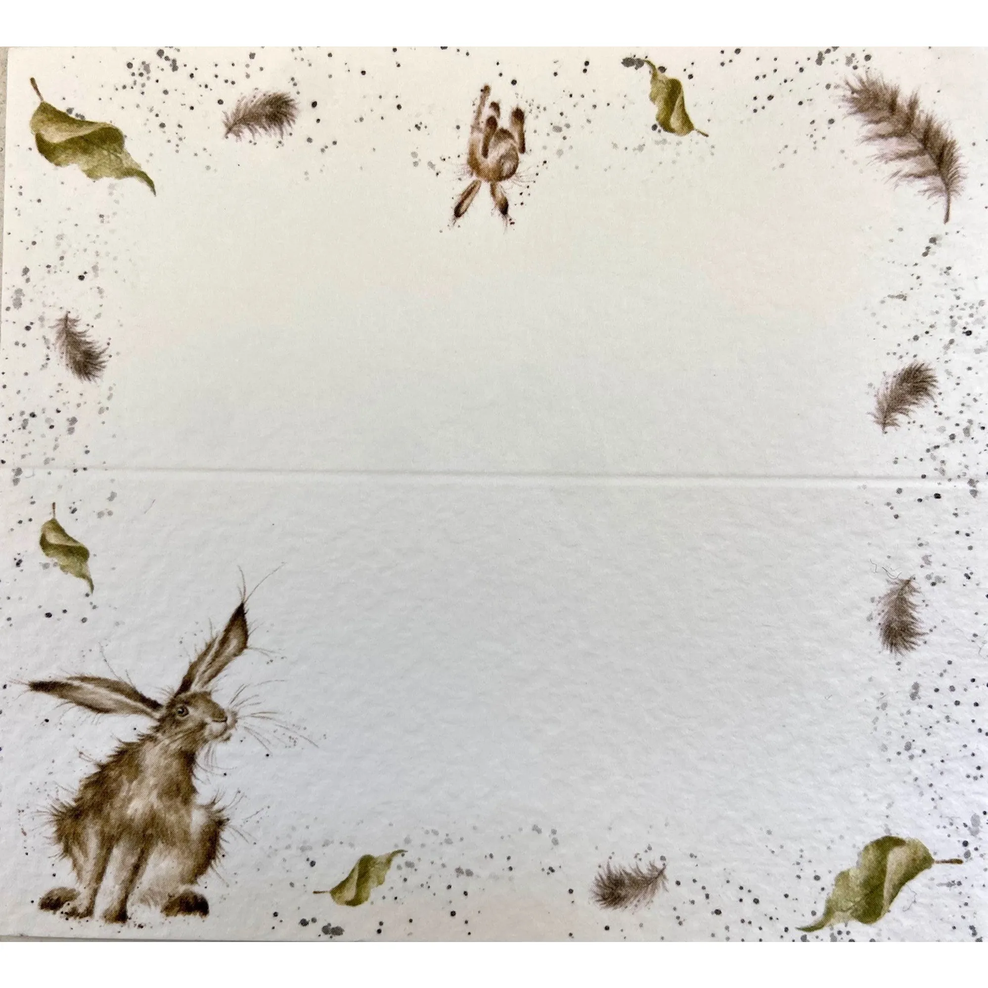 Wrendale Rabbit Pad Wrendale 8x Hare Placecards