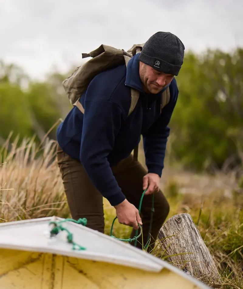 Swanndri Rhino Stormshield Windproof Jersey - Navy-4