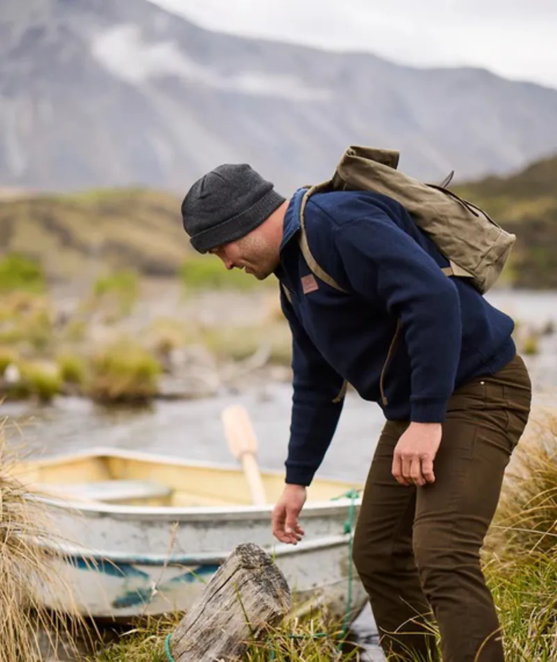 Swanndri Rhino Stormshield Windproof Jersey - Navy-5