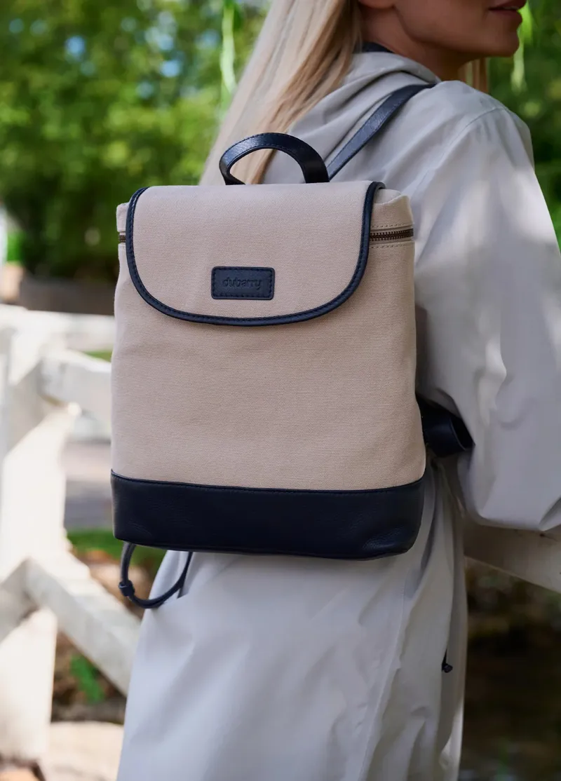 Dubarry Rosegreen Canvas Backpack - Navy-5