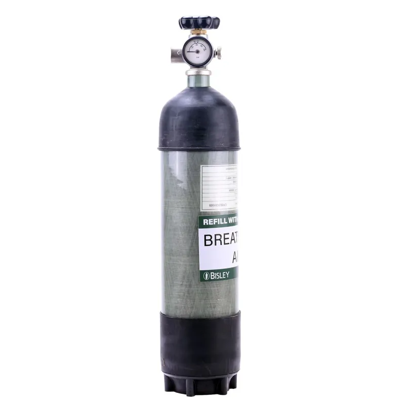 3 Litre Carbon Fiber 300 BAR Air Cylinder Bisley Complete