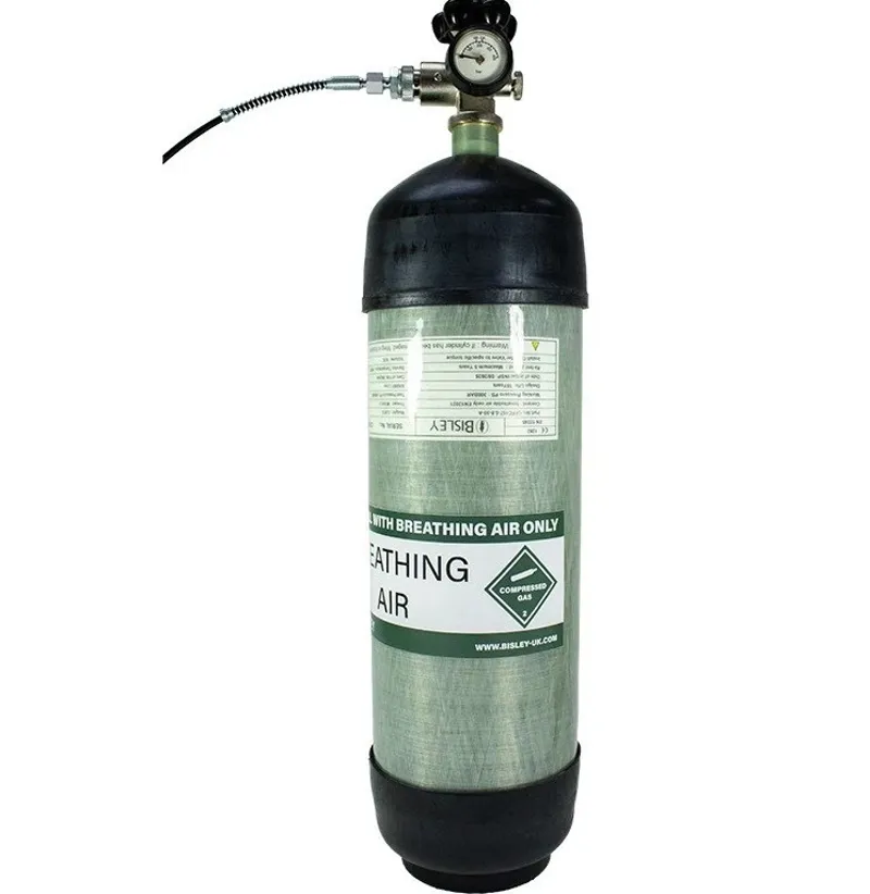 3 Litre Carbon Fiber 300 BAR Air Cylinders by Bisley