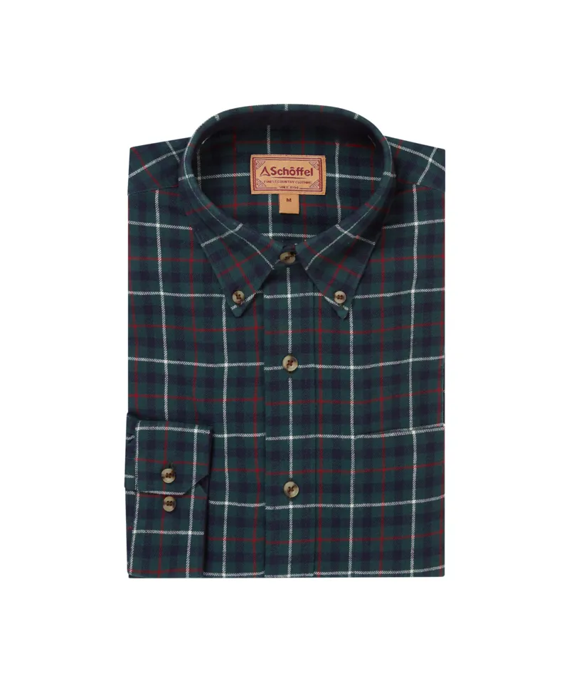 Schoffel Akenham Shirt - Botanical Green