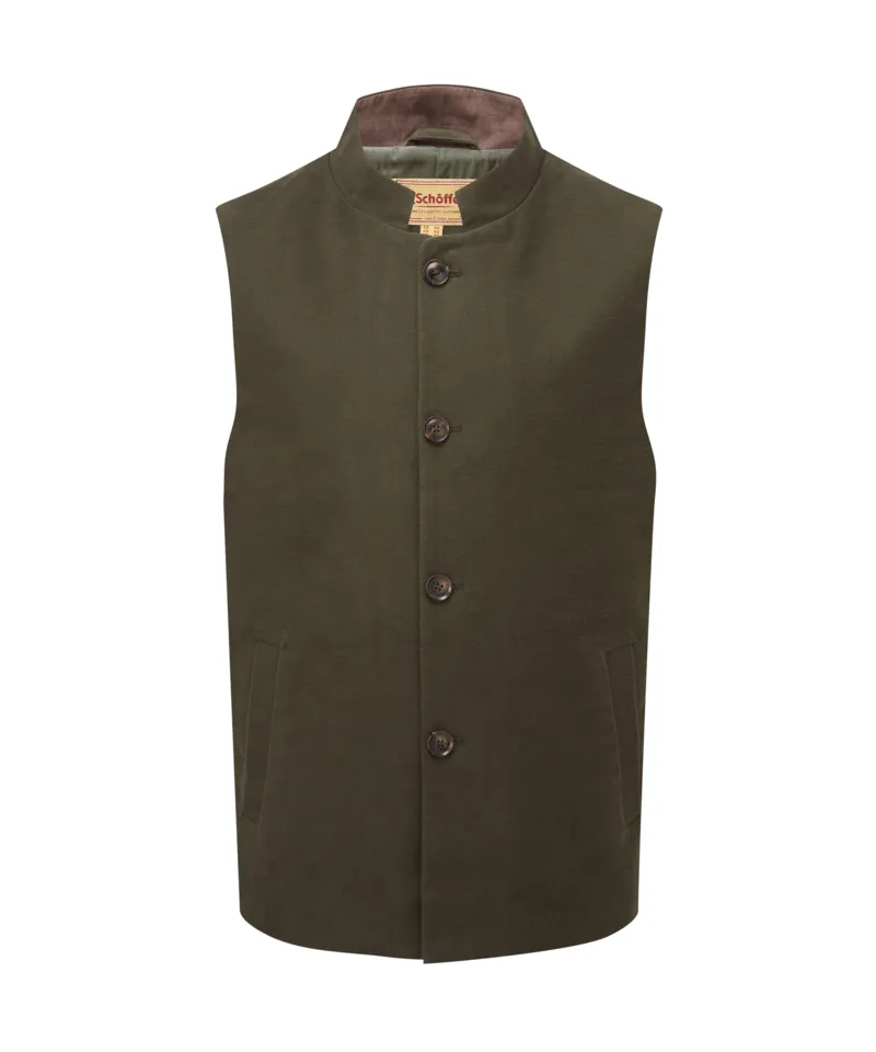 Schoffel Barnsdale Nehru Waistcoat - Forest