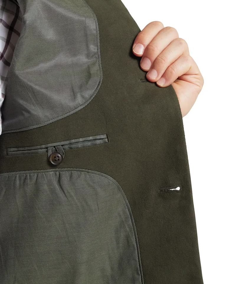 Schoffel Barnsdale Nehru Waistcoat - Forest-5