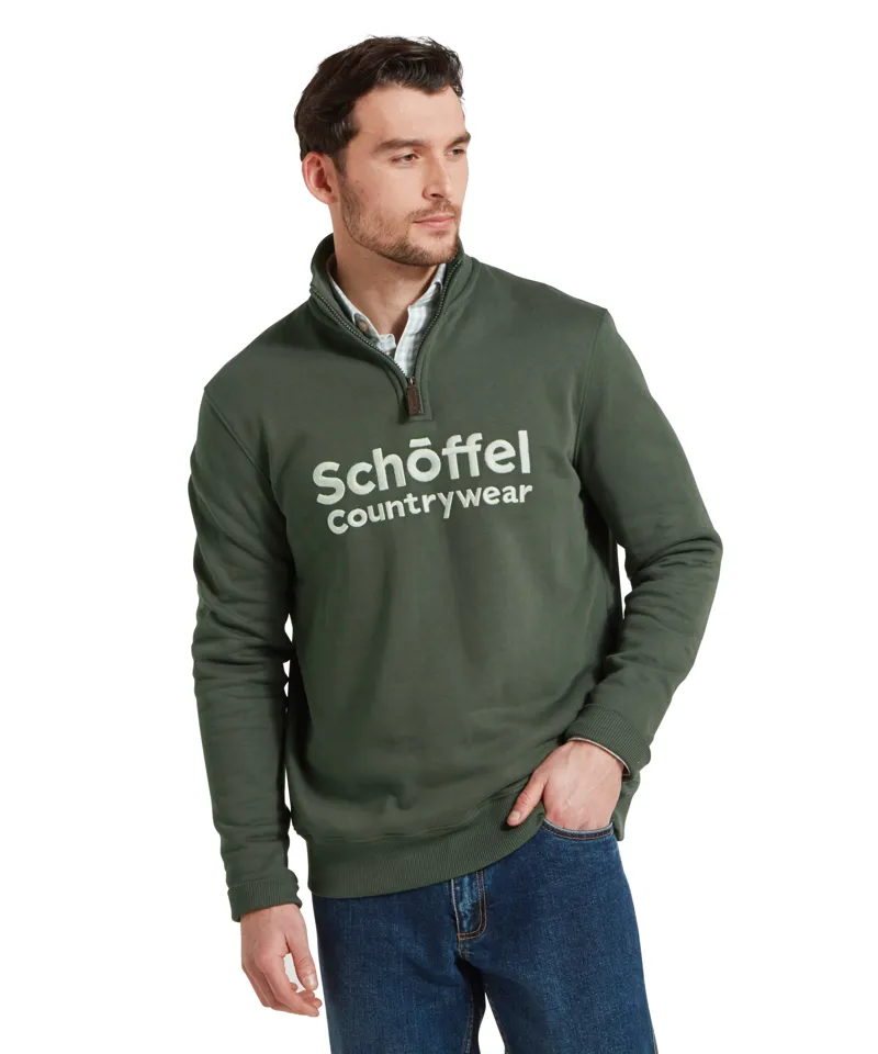 Schoffel Bude Sweatshirt - Dark Forest-1