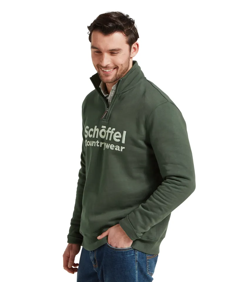 Schoffel Bude Sweatshirt - Dark Forest-2