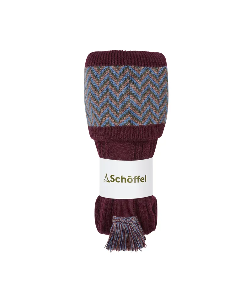 Schoffel Herringbone Sock - Port