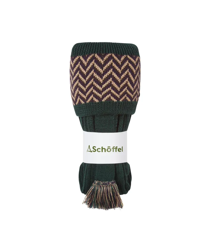 Schoffel Herringbone Sock - Deep Pine