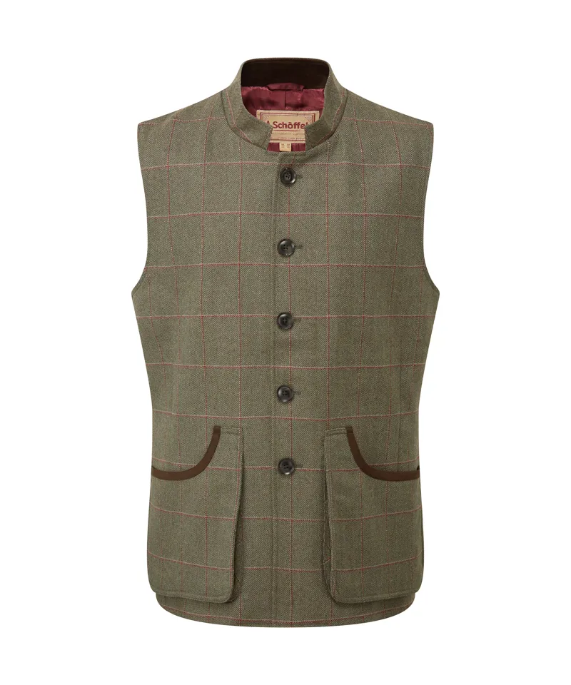 Schoffel Holcot Tweed Waistcoat - Lochlane Tweed