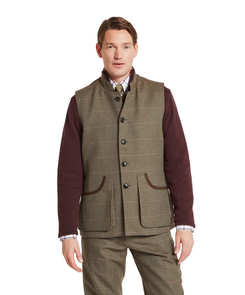 Schoffel Holcot Tweed Waistcoat - Lochlane Tweed-1