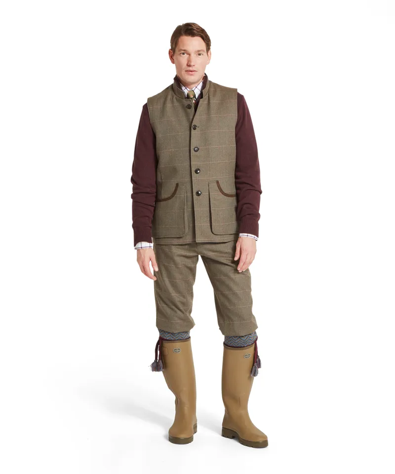 Schoffel Holcot Tweed Waistcoat - Lochlane Tweed-2