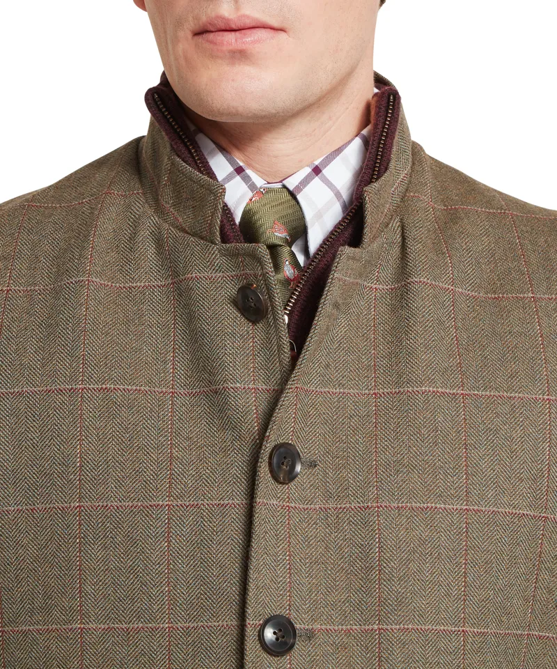 Schoffel Holcot Tweed Waistcoat - Lochlane Tweed-5