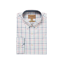 Schoffel Holkham Classic Shirt - Dark Pigeon Blue/Mauve Red