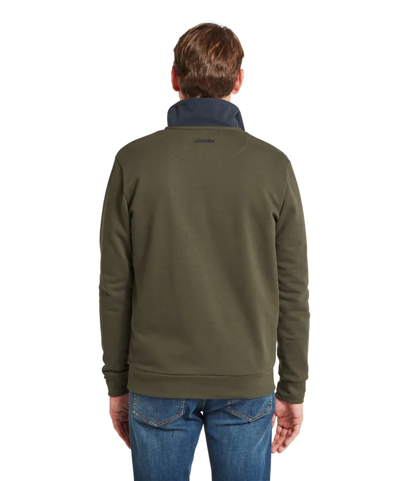 Schoffel Horseley Rugby Sweatshirt - Peat Green-4