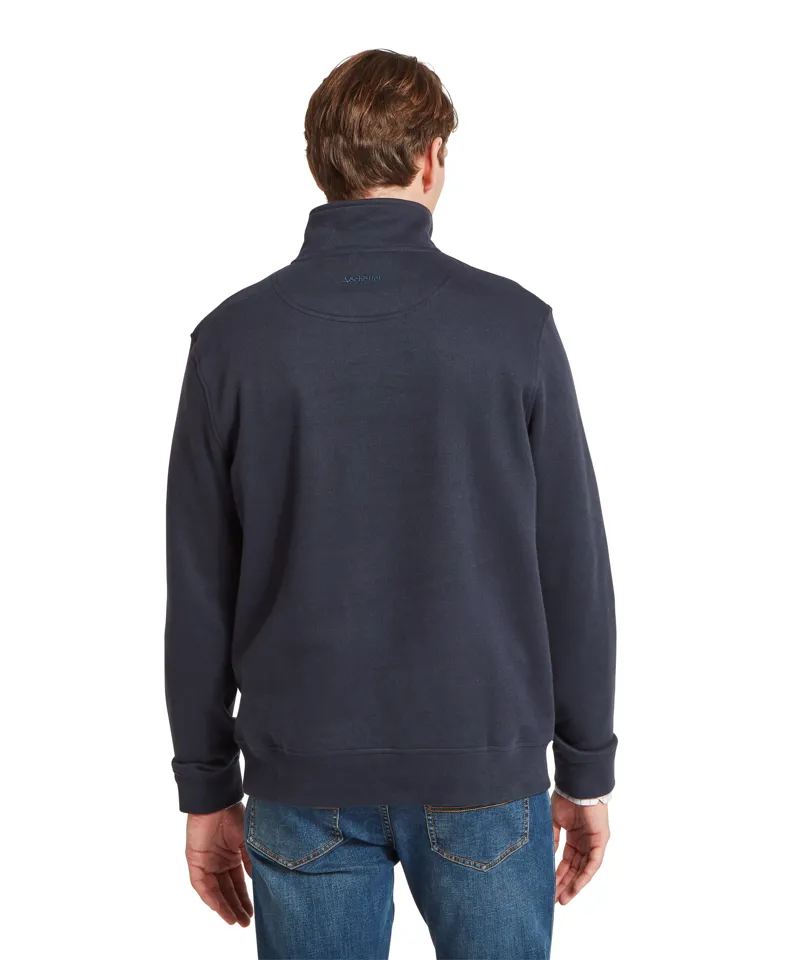 Schoffel Kingsand 1/4 Zip Jumper - True Navy-5