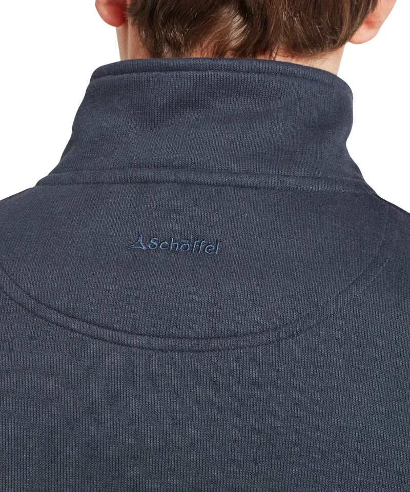 Schoffel Kingsand 1/4 Zip Jumper - True Navy-6