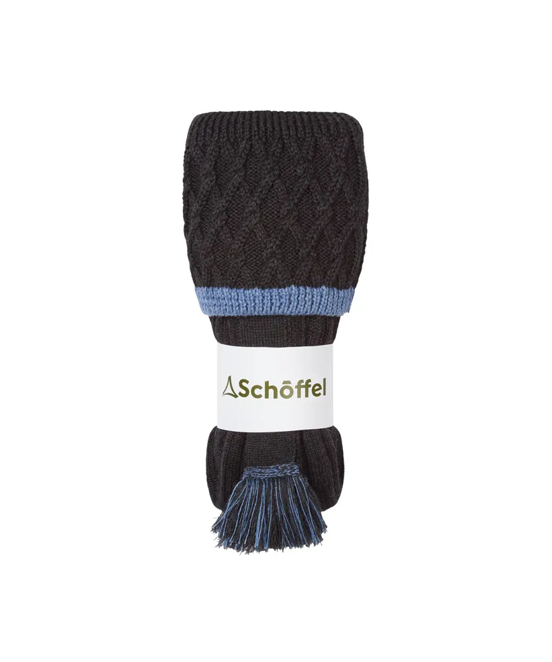 Schoffel Lattice Sock - Charcoal