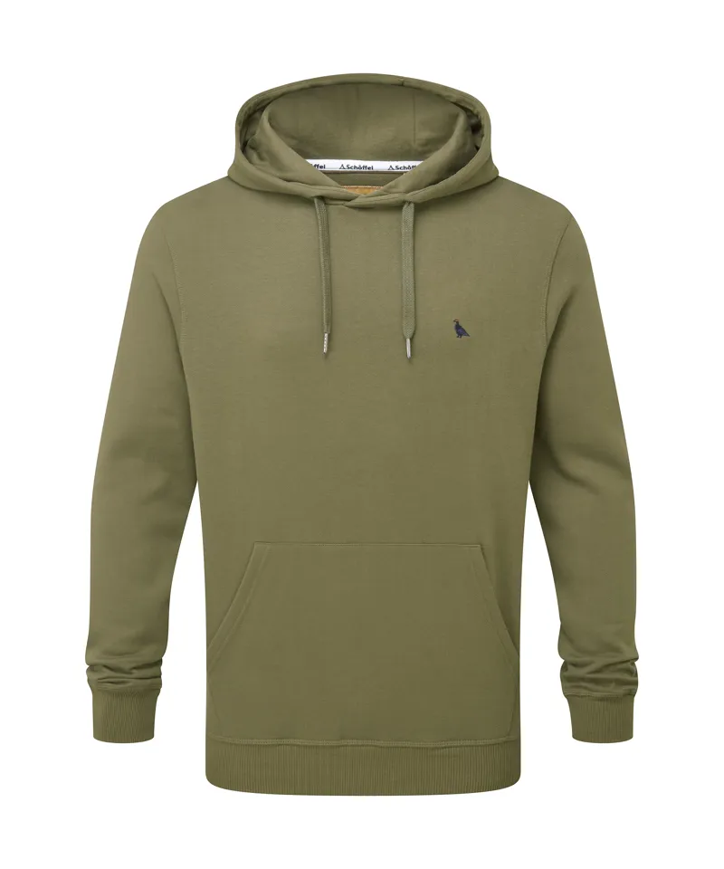 Schoffel Pentire Hoodie - Dark Khaki Green