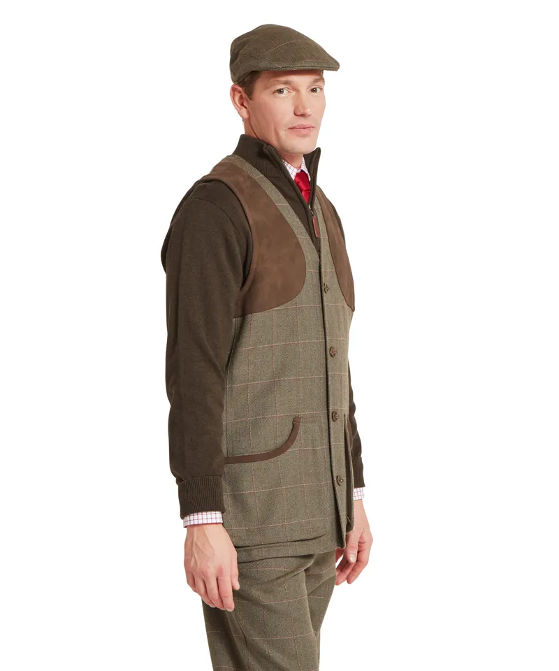 Schoffel Ptarmigan Tweed Waistcoat II - Lochlane Tweed-3