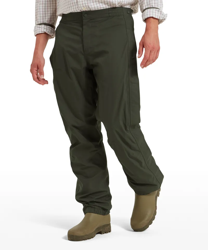 Schoffel Saxby Waterproof Overtrousers - Forest-1