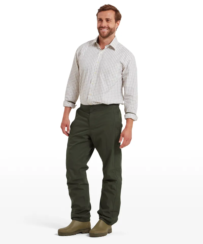 Schoffel Saxby Waterproof Overtrousers - Forest-4