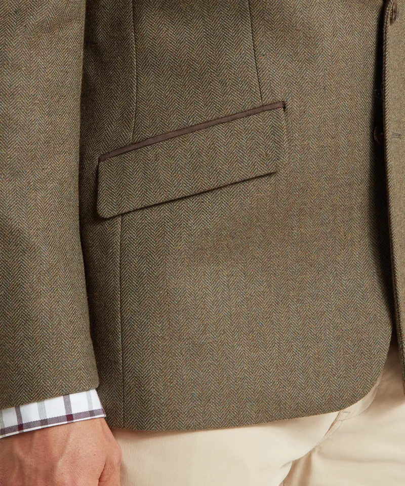 Schoffel St Andrews Tweed Sports Jacket - Loden Green-5