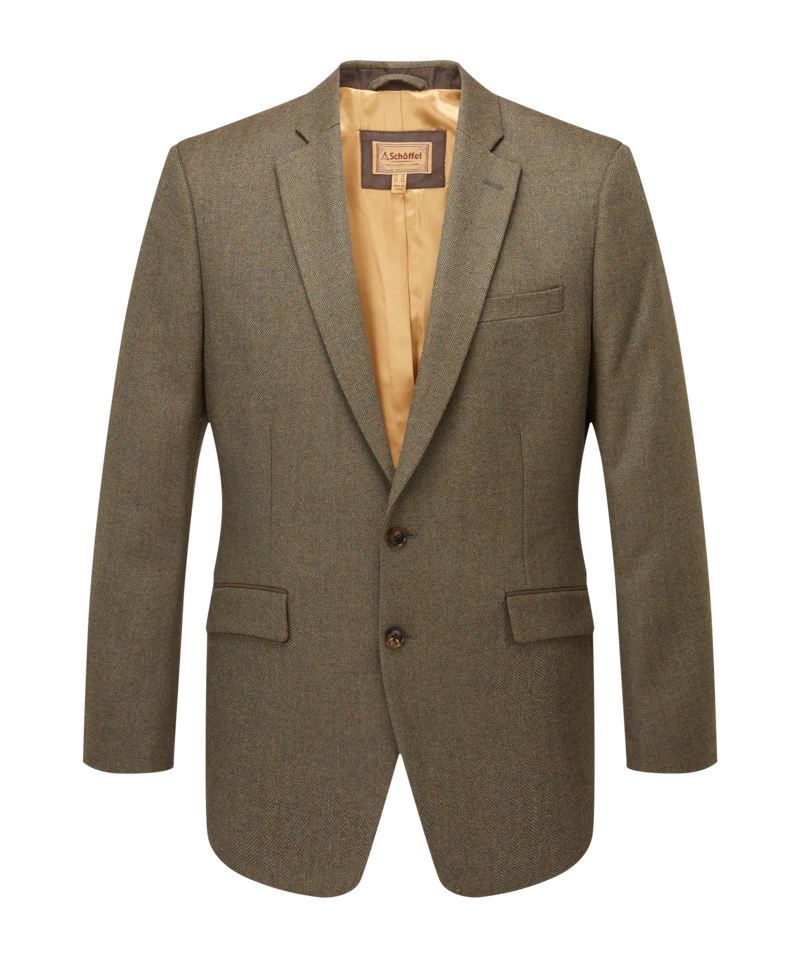 Schoffel St Andrews Tweed Sports Jacket - Loden Green
