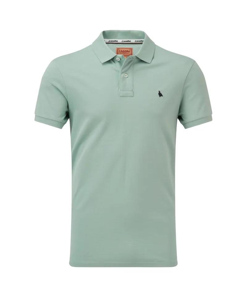 Schoffel St Ives Polo Shirt - Surf Blue