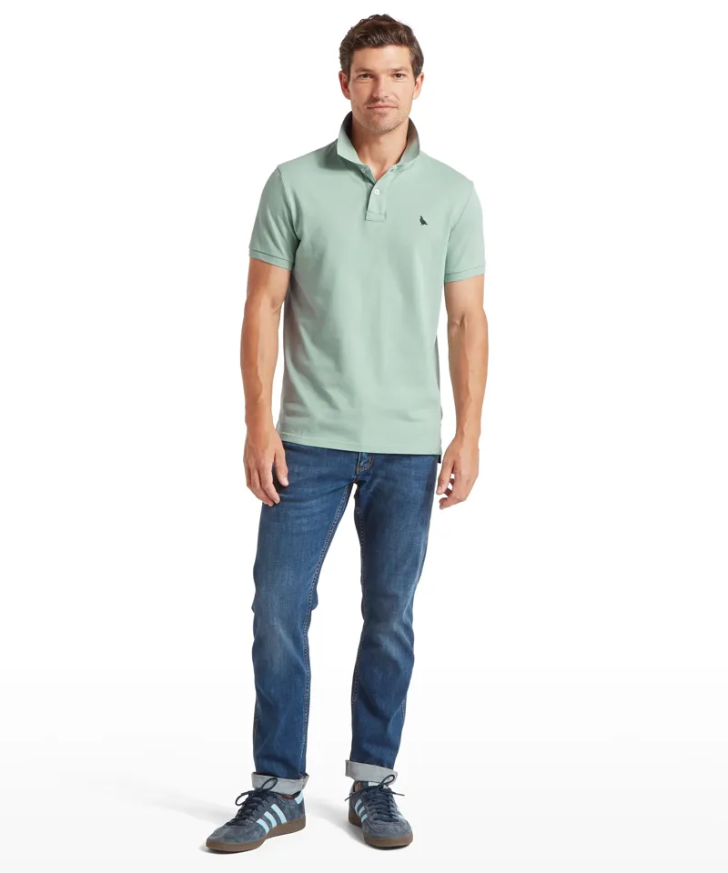 Schoffel St Ives Polo Shirt - Surf Blue-2