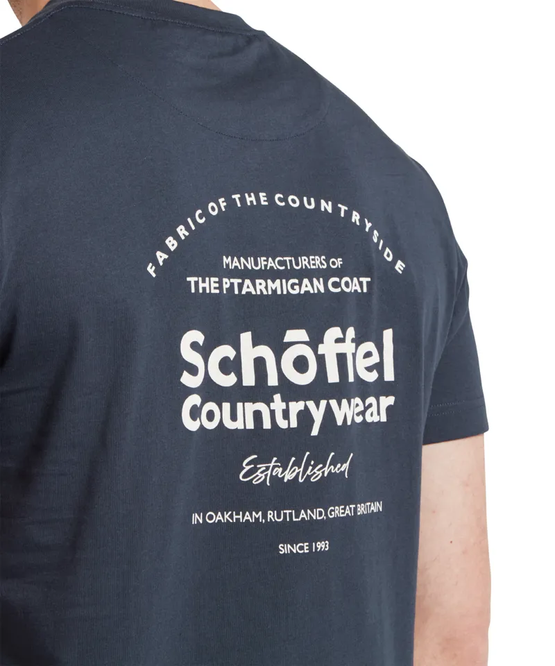 Schoffel Talland T-Shirt - Navy Heritage Print-5