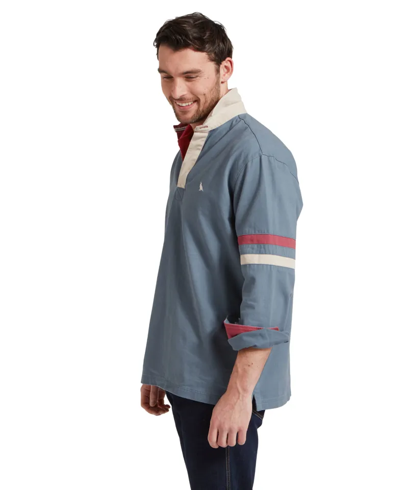 Schoffel Truro Deck Shirt - Dark Pigeon Blue-2