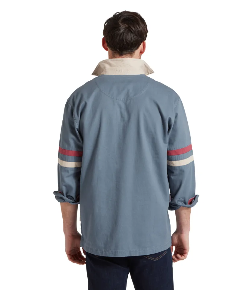 Schoffel Truro Deck Shirt - Dark Pigeon Blue-3