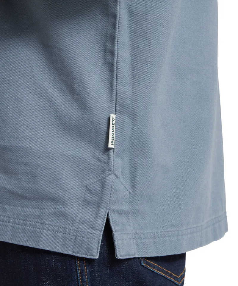 Schoffel Truro Deck Shirt - Dark Pigeon Blue-5